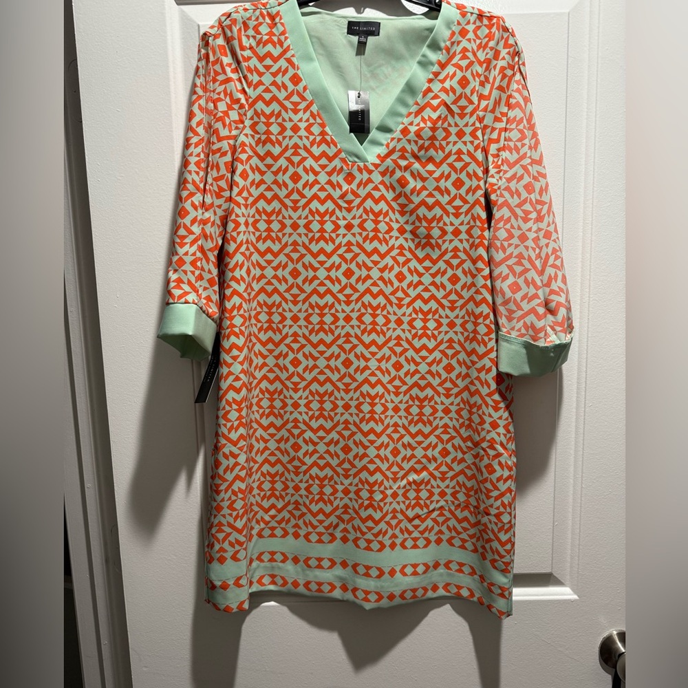 The Limited Orange and Mint Dress Taylor swift showgirl colors